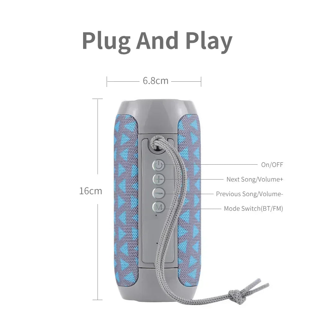 Portable Bluetooth Speaker - IPX5 Waterproof Wireless