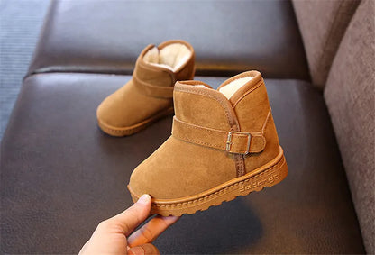 Kids Winter Snow Boots - Warm Cotton Lined Casual Shoes