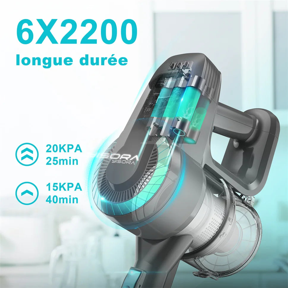 Cordless Stick Vacuum Cleaner 20kPa - Pet Hair & All Floors