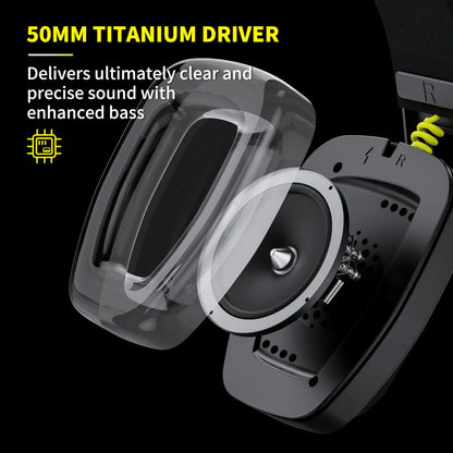 Wireless Gaming Headset - 2.4GHz & Bluetooth with Mic