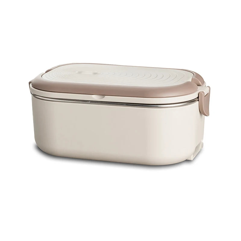 Electric Lunch Box 1L - Stainless Steel Food Warmer Heater