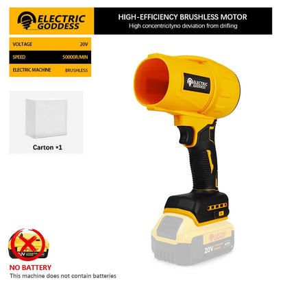 Cordless Air Blower 20V - Brushless Motor Dust Cleaning Tool