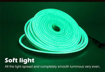 LED Neon Strip Lights 5M - Flexible Waterproof 600 LEDs