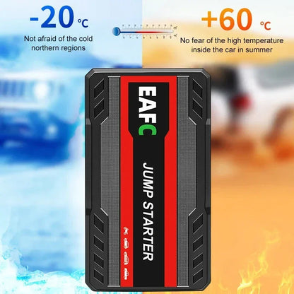 Car Jump Starter 600A 12V - 12000mAh Power Bank LED Light