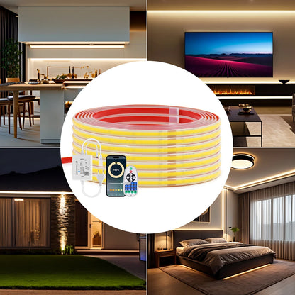 COB LED Strip Light 220V - Waterproof Smart WiFi Control