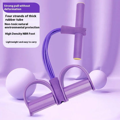 Multifunction Tension Rope Resistance Band Elastic Pedal Puller for Leg Stretching Slimming Training Portable Fitness Equipment