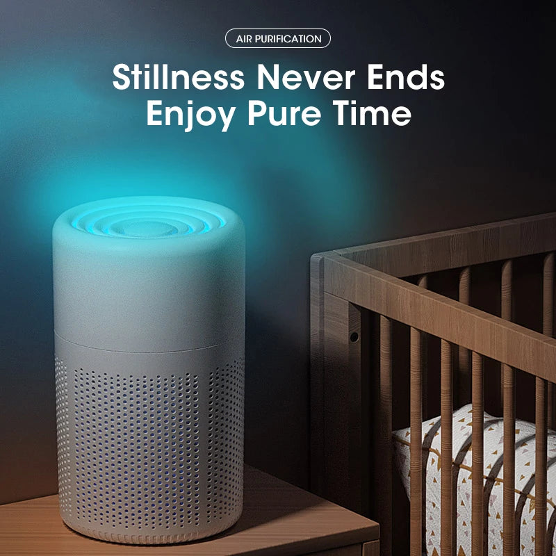Mini Desktop Air Purifier - HEPA Filter H13 USB-C Portable