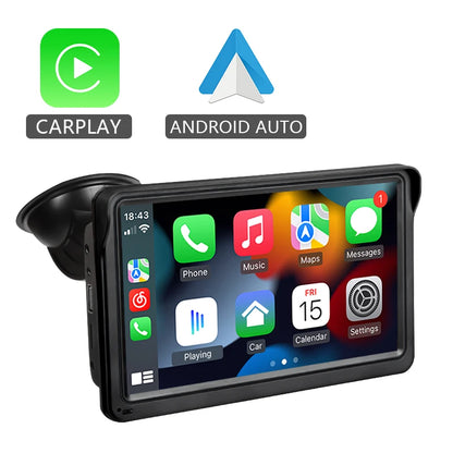 Car Stereo Screen 7 Inch - Wireless CarPlay Android Auto