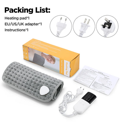 Electric Heating Pad 30x60cm - 9 Temperature Levels Back Warmer