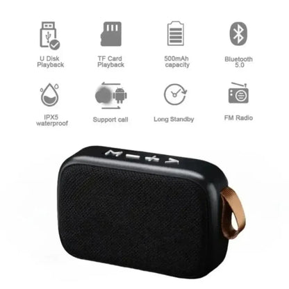 Portable Bluetooth Soundbar - Wireless 5.0 HiFi Speaker 500mAh