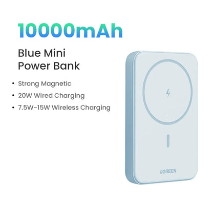 Magnetic Wireless Power Bank 10,000mAh - 20W Fast Charging
