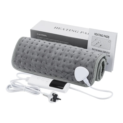 Electric Heating Pad 60x30cm - 9 Temperature Settings Timer
