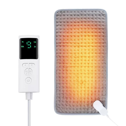 Electric Heating Pad 60x30cm - 9 Temperature Settings Timer