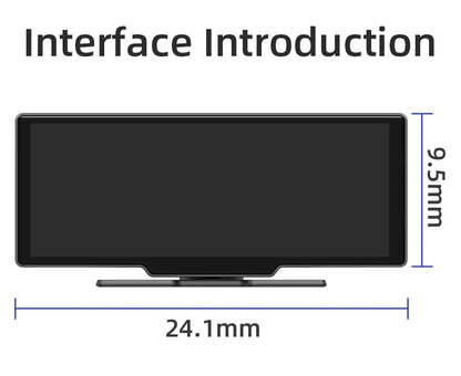 10.26" Carplay Screen for Car,Wireless CarPlay & Android Auto Multimedia Video Player,Universal Car Radio,BT AUX FM Car Stereo