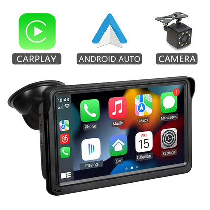 Car Stereo Screen 7 Inch - Wireless CarPlay Android Auto