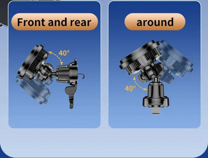 VIKEFON 15W ice Cooling Magnetic Wireless Car Charger for iPhone 16-12 Pro Max MacSafe Car Phone Holder Fast Charging Station