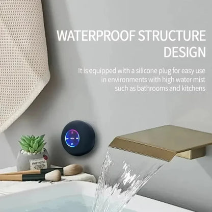 Bluetooth Shower Speaker - Waterproof IPX4 with Suction Cup