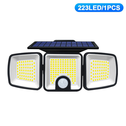 Solar Motion Sensor Lights 236 LED - Triple Head Security Light