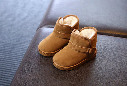 Kids Winter Snow Boots - Warm Cotton Lined Casual Shoes