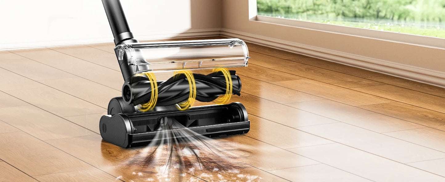 Cordless Stick Vacuum - 46kPa Suction Self-Standing Pet Hair