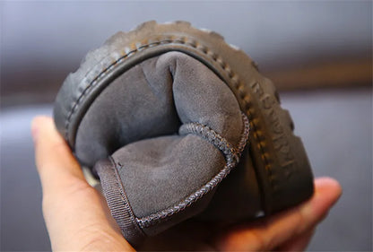 Kids Winter Snow Boots - Warm Cotton Lined Casual Shoes