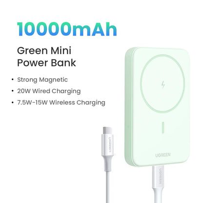 Magnetic Wireless Power Bank 10,000mAh - 20W Fast Charging