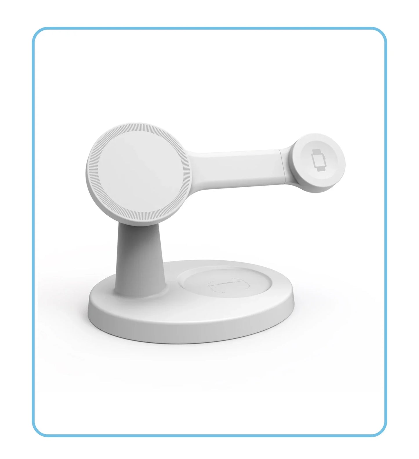 3 In 1 Magnetic Wireless Charger Stand For Magsafe iPhone 16 15 14 13 Pro Max Apple Watch 9 8 AirPods Pro Fast Charging Station