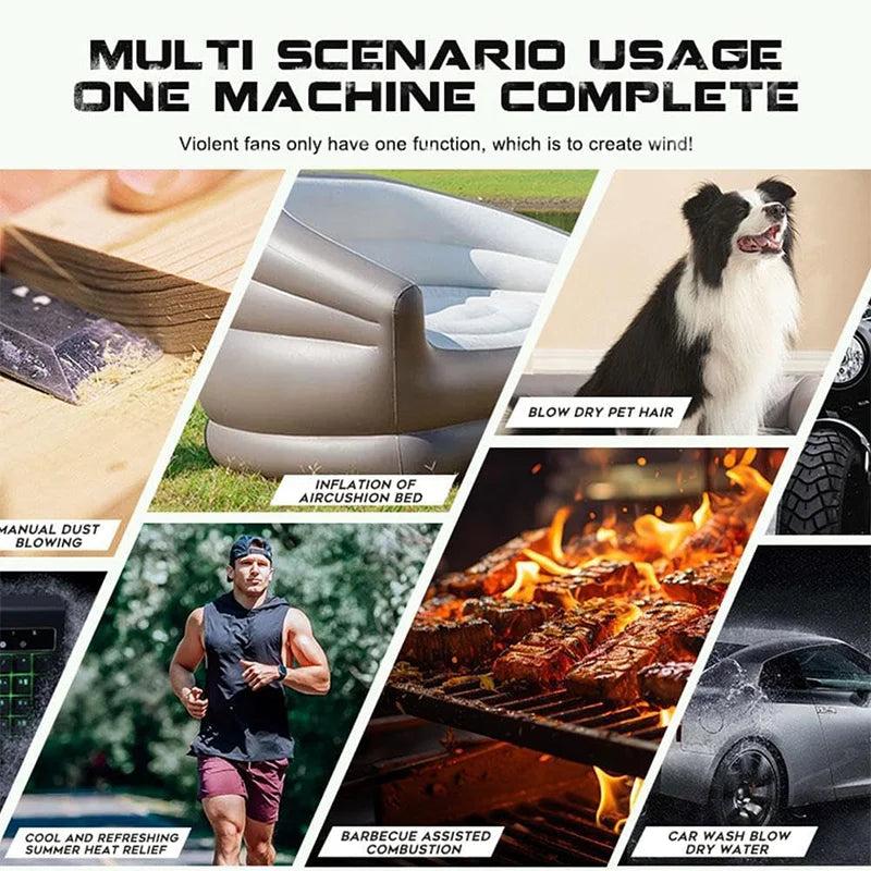 Cordless Air Blower 20V - Brushless Motor Dust Cleaning Tool