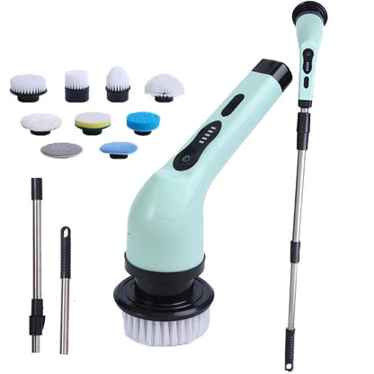 Electric Cleaning Brush 9-in-1 - Extendable Scrubber Kit
