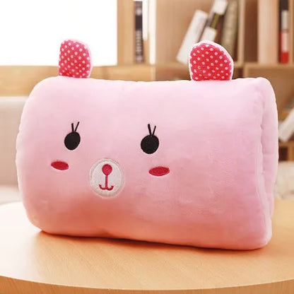 Kids Plush Hand Warmer Pillow - Cute Animal Design Gift