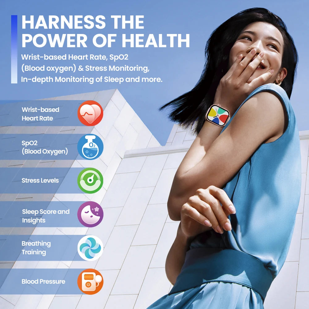 Smart Watch 2.03'' Voice Calling - Fitness Tracker for Men Women