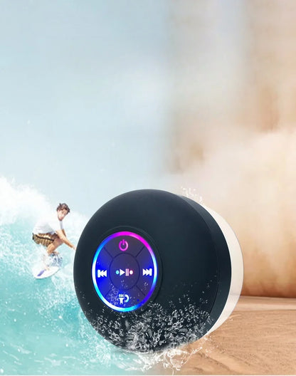 Bluetooth Shower Speaker - Waterproof IPX4 with Suction Cup