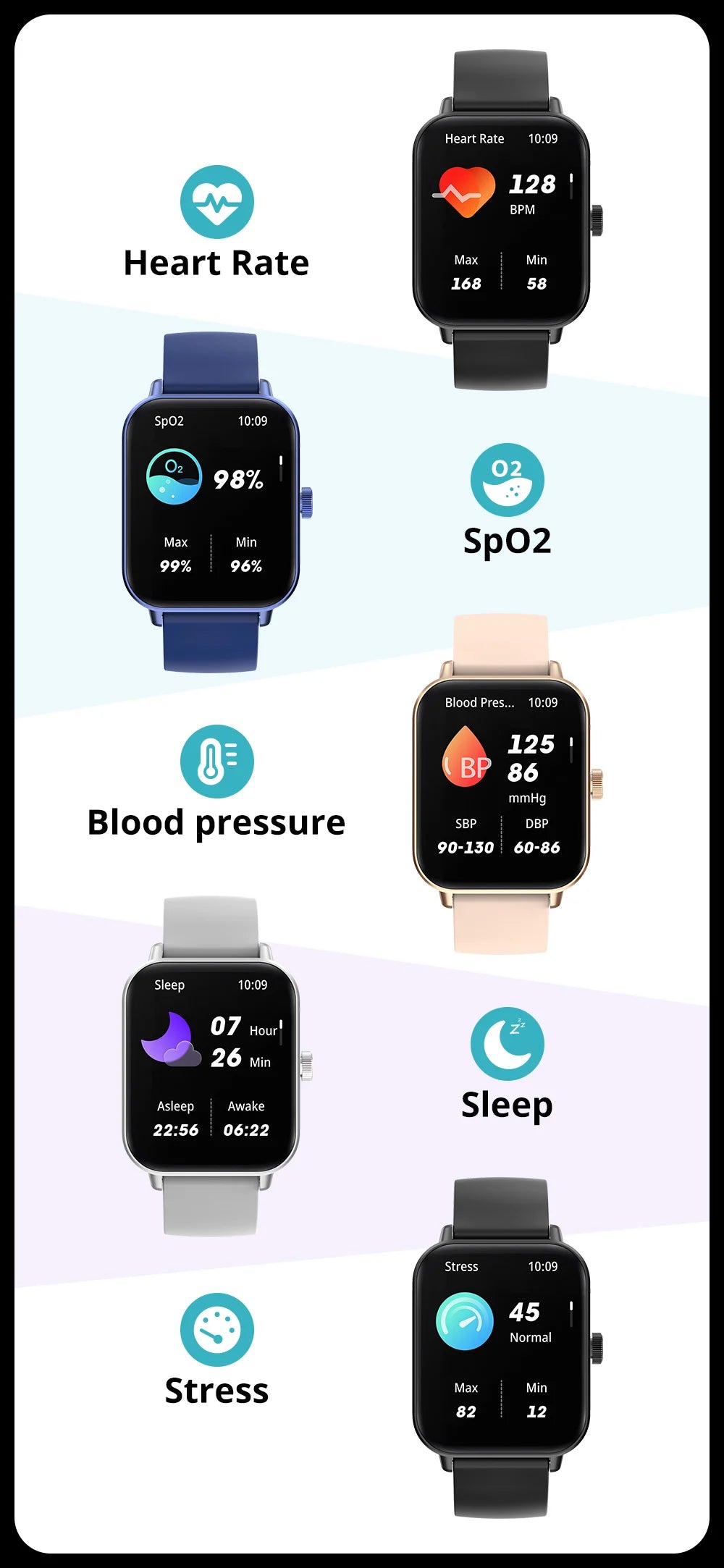 Smart Watch Voice Calling - 1.9" Screen Health Monitor IP68