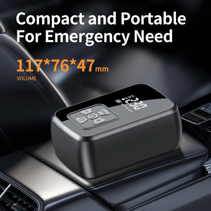 Portable Car Tyre Inflator - Electric Air Pump with Digital Display