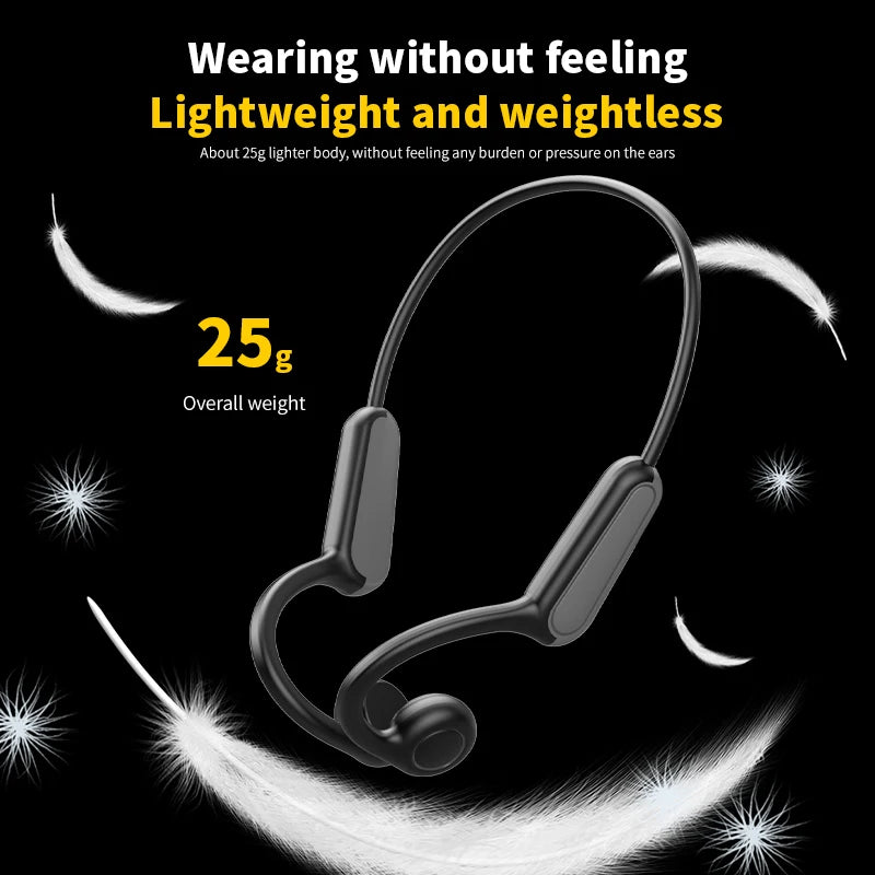 Bone Conduction Headphones - Bluetooth Sports Earphones Waterproof