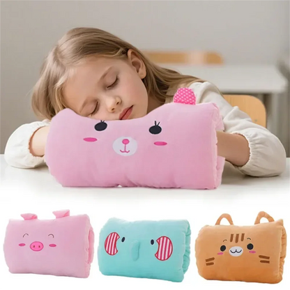 Kids Plush Hand Warmer Pillow - Cute Animal Design Gift