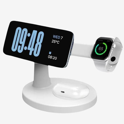 3-in-1 Wireless Charging Station - 15W MagSafe Compatible