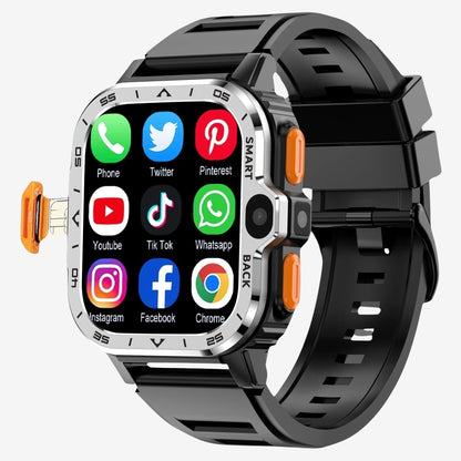 Android Smart Watch 4G - GPS, Dual Camera, 64GB Storage